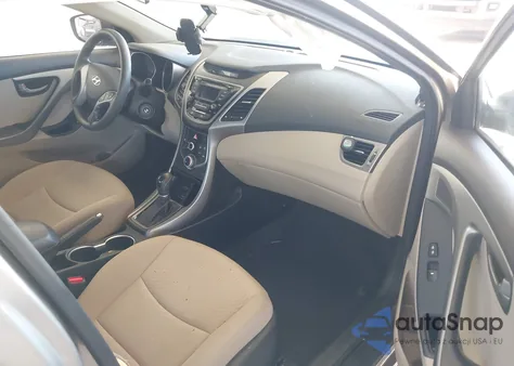 2016 Hyundai Elantra Se из США, поврежденный, VIN 5NPDH4AE4GH718465